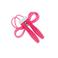 KSY Kids Jump Rope (Crystal Series) – Durable PVC Jump Rope for Kids Ages 6-12 – Lightweight, Adjustable, and Tangle-Free – Made in Korea - color: Bright Pink