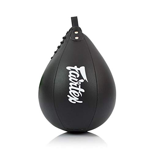 Fairtex SB2 Microfiber Muay Thai Boxing Speed Bag - color: Black
