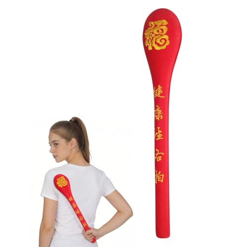 FRCOLOR Meridian Sha Board 18.9 Inch Handheld Massage Pat Stick for Body Tapping Therapy Muscle Relaxation Blood Circulation and Fatigue Relief