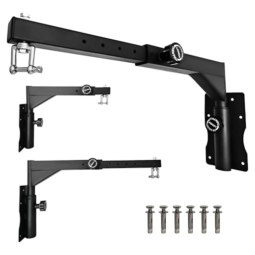 Heavy Duty Punching Bag Hanger, Wall Mounted Punching Bag Hanger, Adjustable Length and Height Heavy-Duty Punching Bag Bracket, Suitable for Home Gym - style: Length and Height Adjustable