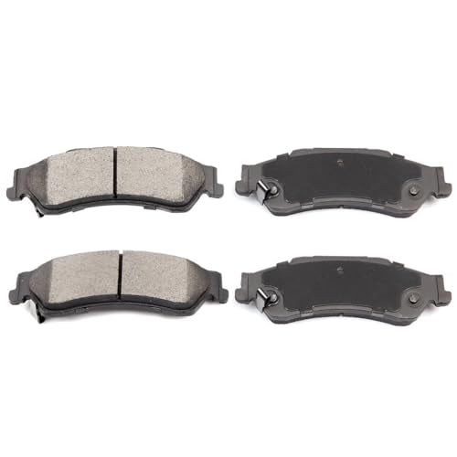 ECCPP D729-7596 4pcs Rear Ceramic Disc Brake Pad Set Fit For Chevrolet Blazer 1997-2005,For Chevrolet S10 1998-2004,For GMC Jimmy 1997-2005,For GMC Sonoma 1998-2004,For Isuzu Hombre 1998-2000 - style: D729 [4pcs]