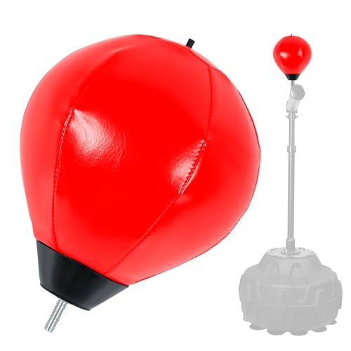 Boxing Speed Ball Universal 8mm Screw Replaceable Spare Sandbag for Dynamic and Enduring Training Sessions（Red）