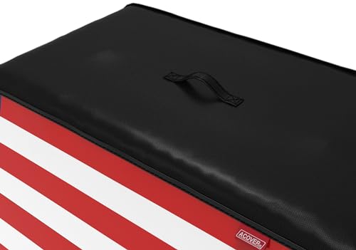 62" Heavy Duty Waterproof Gas Grill Cover fits Weber Char-Broil Coleman Gas Grill-Black, American Flag. - color: American Flag, size: 62"