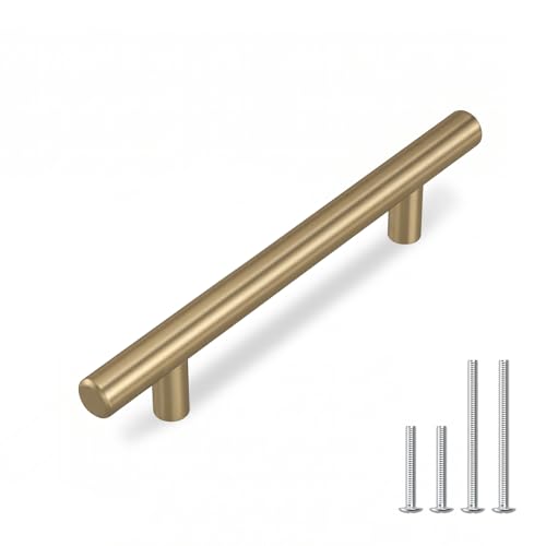 homdiy 15Pack 3.75in Cabinet Handles Champagne Bronze Kitchen Cabinet Pulls Drawer Pulls for Dresser Drawers - color: Champagne Bronze, size: 3-3/4in hole centers
