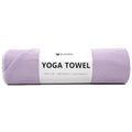Eunzel Hot Yoga Towel - Microfiber Non Slip Yoga Mat Towel with Grip Dot Sweat Absorbent Towel for Hot Yoga, Pilates and Fitness 72" x 24", Taro Purple/White - color: Taro Purple/ White