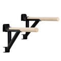 Swedish Ladder Dip Bar Attachment, Fits TS003A Ladder, Wood Stall Bar for School, Physical Therapy and Gymnastics, Multi-grip