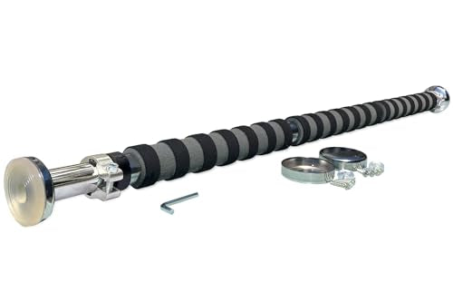 Maximiza Plus Doorway Pull Up Bar – Adjustable Width Screw-In Bar (V2) | Fits Wide doorways 36-50 inches. Maximum 330 lb load capacity. 3 sets of screw-in door-mounts included for safe home workouts