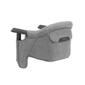 Inglesina Fast Table Chair, Stone Gray Melange - Portable Baby High Chair - for Babies & Toddlers up to 37 lbs - Fits Tables 0.8'' to 3.5'' Thick - Compact & Easy to Use - Travel Bag Included - color: Stone Gray Melange, style: Chair