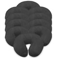 London Linens Pack of 10, Premium Extra Thick 100% Cotton Flannel Massage Tables Face Cradle Covers Cozies Fitted - Includes 10 pcs (Greenish Grey) - color: Grey, size: 10