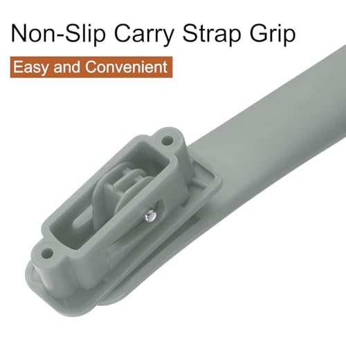 uxcell 2 Pcs Luggage Handle Replacement 8.5 Inch Suitcase Handle Carry Strap Plastic Pull Handle Grip Luggage Replacement Parts with Screws for Suitcase Box Luggage Case, Silver Grey - color: Silver Grey