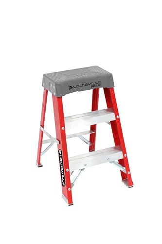 Louisville Ladder 2-Foot Fiberglass Step Stool Industrial, 300-Pound Load Capacity, Type IA, FS1502 - size: 2 feet