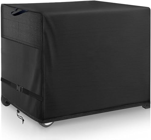 Outdoor Prep Table Cover, Compatible with 44" Outdoor Utility Cart | Heavy Duty Waterproof Covers for Outdoor Stainless Steel Table and Storage Cabinet, Black - color: Black, size: 44"x 20"x 35"