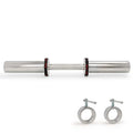 Sunny Health & Fitness Olympic Dumbbell Bars w/ 2 Ring Collars, 16-20 Inch - size: 2. 20 inch