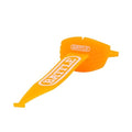 Battle Speed XL Football Mouthguard with Connected Thick Strap, Advanced Composite, No Boil, for Braces, Maximum Breathability, Youth and Adult (Neon Orange) - color: Neon Orange