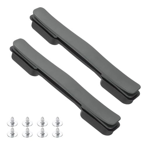 uxcell 2 Pcs Luggage Handle Replacement 8.5 Inch Suitcase Handle Carry Strap Plastic Pull Handle Grip Luggage Replacement Parts with Screws for Suitcase Box Luggage Case, Dark Grey - color: Dark Grey