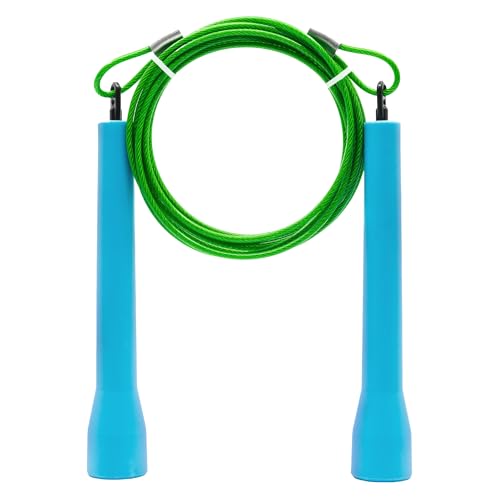 Double Under Wonder Jump Rope, Tangle-Free Speed Rope, Adjustable Speed Rope for Men, Women, Indoor Fitness Training Speed Skipping Rope, Jumping Rope, Perfect for Boxing Workout, Cardio, Endurance Training, Jump Rope for Double Unders - color: Earth, Win