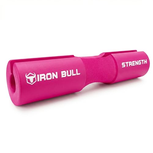 Advanced Squat Pad - Barbell Pad for Hip Thrusts, Squats & Lunges - Neck & Shoulder Squat Bar Pad Cushion Support Foam for Extra Comfort - color: Pink
