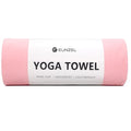 Eunzel Hot Yoga Towel Non Slip Yoga Mat Towel Non-Slip Sweat Absorbent Microfiber Towel for Hot Yoga, Pilates and Workout 72" x 26.5", Pink - color: Pink