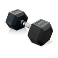 Rubber Hex Dumbbell, Multiple Weight Options 15-550 lbs | Premium Coated Free Weights Dumbbells for Home Gym Strength Training, Rack Not Included - color: 90LB