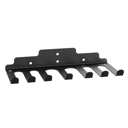 Synergee Wall Mounted Barbell Holder – Heavy Duty Gym Accessory Rack - color: f) 6 Bracket