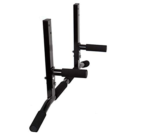 Joist Mount Pull Up Bar with Pull Up Assistance Bands - Commercial Gym Quality Pullup Bar with 41" Loop Exercise Pull-Up Assist Bands - color: Green