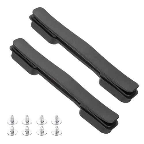 uxcell 2 Pcs Luggage Handle Replacement 8.5 Inch Plastic Strap Black - color: Black
