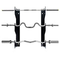 Luwint Barbell Holder Wall Mount, Horizontal 3 Weight Bar Storage Rack