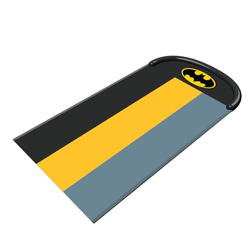 DC Comics Officially Licensed Batman Triple Lane Backyard Water Slide, 16 ft Slip and Slide with 3 Bodyboards & Inflatable Sprinkler, Ages 3–12