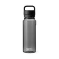 YETI Yonder Water Bottle with Yonder Chug Cap, Lightweight, Leakproof and BPA-Free - color: Charcoal, style: 34oz