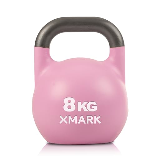 XMARK Kettlebells, Competition Kettle Bells for Strength Training, Squats, Deadlifts,Kettle Bell Swings, Exercise Equipment for Home and Gym - Available in Sizes From 8kg to 32kg - color: 01) 8 KG Kettlebell