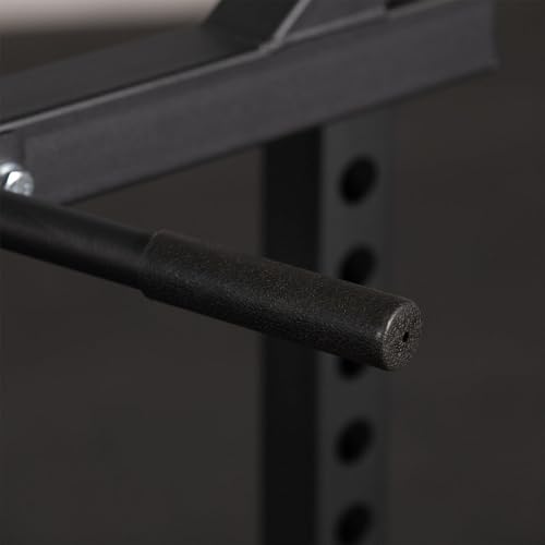 Titan Fitness T-2 Series Dip Bars, J-Hook Power Rack Mounted Attachment, 24" Handle Spread, 880 LB Capacity for Chest. Shoulder, & Arm Strength Training
