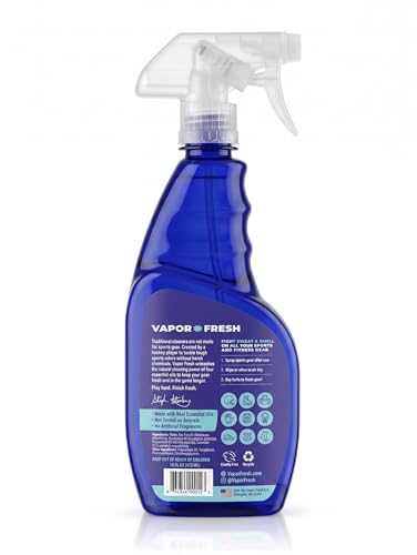 Vapor Fresh Sports Cleaner and Deodorizer - For Boxing Gloves, Sports Pads, Helmets, Gym Bags, Gym Equipment and More - Naturally Powered By Plants, 16 Fl Oz (3-Pack) - size: 16 Fl Oz (Pack of 3)