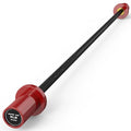 HANDBODE 5lb Mini Barbell, 4 ft Short Beginner Bar for Women Boys&Girls - color: 4 ft Mini Bar, 5 lb, 50 lb, 22.2mm, Black & Red