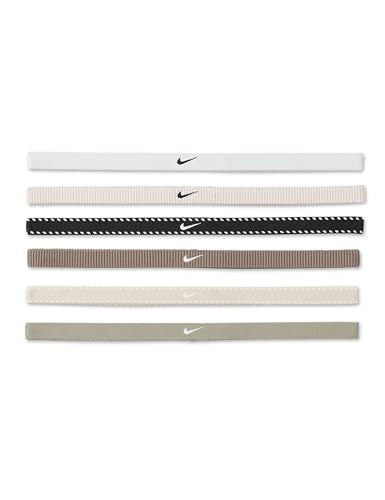 Nike Women's FLEX CLASSIC 6 PACK HEADBAND - color: White/light army/black