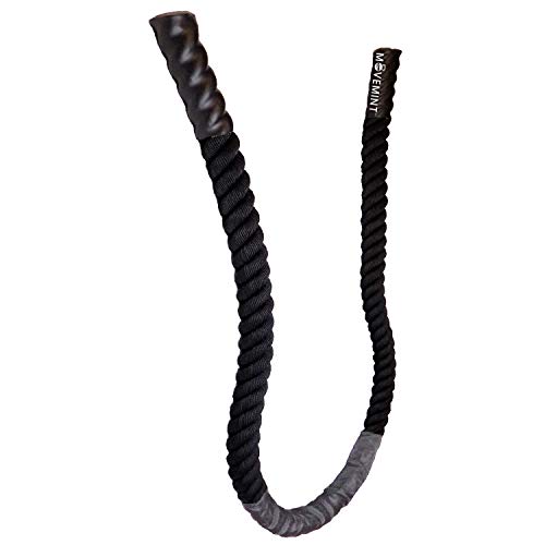 MOVEMINT Heavy Jump Rope (5LB & 8.5LB Options) w/Protection Sleeve