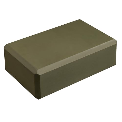 3 in Foam Bulk Yoga Blocks, 10 Pack - color: Olive Green