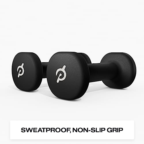 Peloton Light Weights | Set of Two Sweat-Proof Weights with Non-Slip Grip, Designed to Fit in The Back of Peloton Bike and Bike+ - size: 3 lb