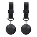 Rock Climbing Solid Training Cannonball Bomb Power Pull Up Ball Hold Grips for Straps for Finger, Forearm, Biceps, Back Muscles - color: Black (3.5")