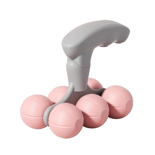 Lymphatic Drainage Massager, Promote Lymph Circulation & Enhance Metabolism, Body Massage Tools for Relieve Muscle Stiffness - size: 6 Ball -pink