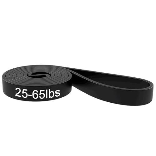 Resistance Bands Pull Up Assistance Bands for Men & Women Working Out Body Stretching Exercise Fitness Training Physical Therapy at Home Office Gym - color: Black