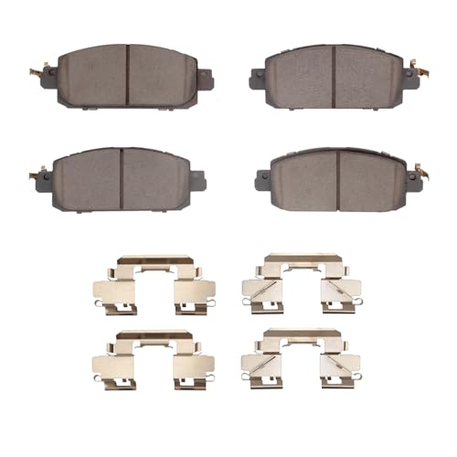 Dynamic Friction Company Front 5000 Advanced Brake Pads - Ceramic, Hardware Included| For 2021-2024 Nissan Kicks, 2020-2024 Nissan Sentra - style: 5000 Advanced Pads, Hardware Kit