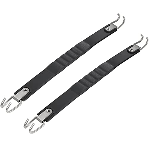 Golf Cart Battery Lifter - 2 PCS, Carry Strap for Trojan, Club Car, EZGO, Yamaha - Black or Orange - color: Black