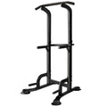 BARWING Pull Up Bar Station, Power Tower, Dip Station with 3D Backrest, Multi-Function Strength Training Stand Rack, Adjustable Height Dip Bar for Home Gym Workout Stand Fitness Exercise Equipment - color: P013-B
