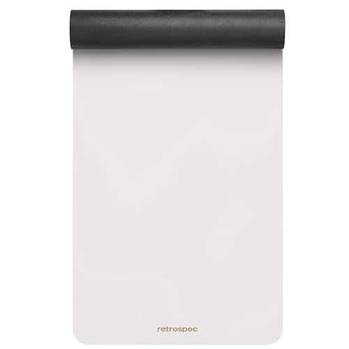 Retrospec Laguna 5mm Yoga Mat - Fitness Mat for Women, Men & Children, Slip-Resistant and Moisture Absorbing Exercise Mat for Home, Pilates, Yoga and Floor Workouts - color: Rosewater