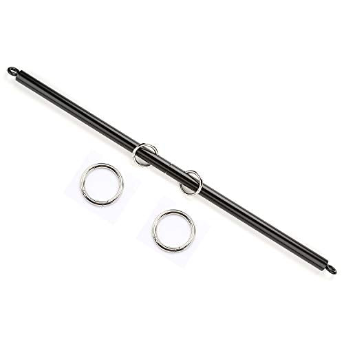 EXREIZST Black Expandable Spreader Bar Glutes and Leg Fitness Gear, Home Indoor Gyms, Pilates Kit, Home Yoga Gym Kit