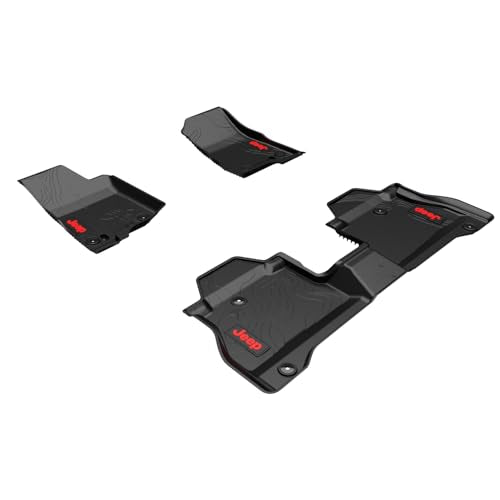 Mopar Jeep Gladiator Front & Rear Complete Set of 4 Rubber Floor Mats OEM