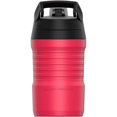 Under Armour 32 oz Insulated Water Bottles - Sports Water Jug with Fence Hook, Leak Resistant for Baseball, Football & More, 32 oz Insulated, Cerise - color: Cerise, size: 32 Ounces