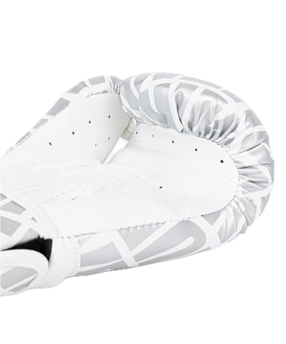 Venum Contender 1.5 Boxing Gloves - color: White/Silver, size: 10-Ounce