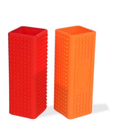 2pcs Pet Dog Cat Hair Remover, Pet Hair Removal Tool, Car Carpet Cleaner, Dog Remover for car，Interior, Furniture, Sofa - color: orangered