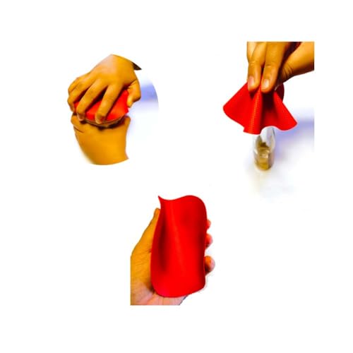 4pcs Rubber Jar Opener Bottle Gripper Non Slip Pad Multi-function Can Opener for Seniors with Arthritis Weak Hands (Circle Two) - color: Circle Two